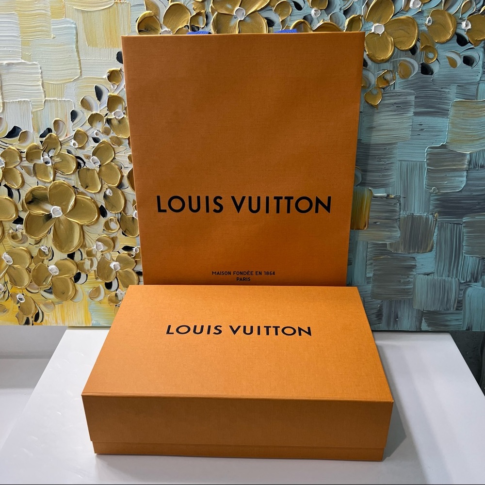 Louis Vuitton Box and Gift Bag Set